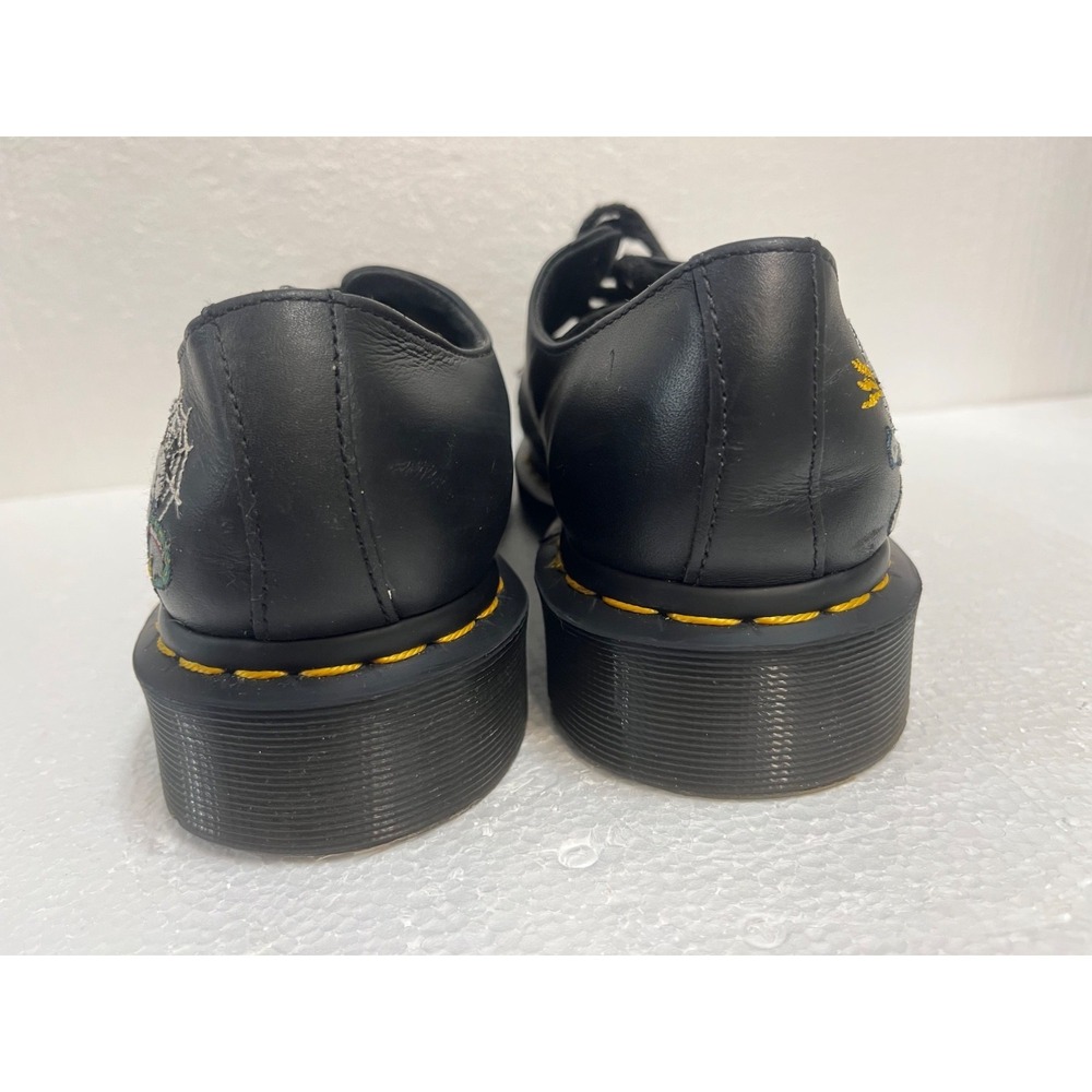 Dr. Martens 1461 Souvenir Black Leather Embroider Tiger & Eagle Men's Size 7M - Picture 4 of 7